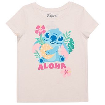 Girls 4-12 Jumping Beans® Disney's Stitch Aloha Graphic Tee