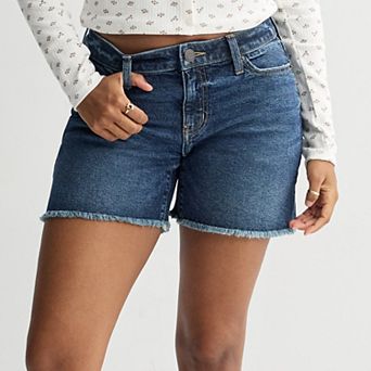 Juniors' SO® Low Rise Baggy Shorts
