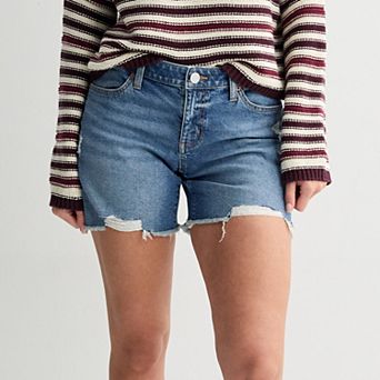 Juniors' SO® Low Rise Baggy Shorts