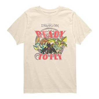 Boys 8-20 How To Train Your Dragon Ready To Fly Graphic Tee