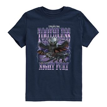 Boys 8-20 How To Train Your Dragon Toothless Night Fury Graphic Tee