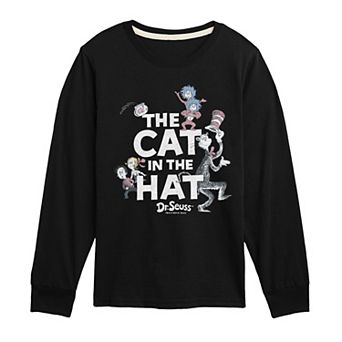 Boys 8-20 Dr. Seuss The Cat In The Hat Distressed Long Sleeve Graphic Tee