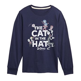 Boys 8-20 Dr. Seuss The Cat In The Hat Distressed Long Sleeve Graphic Tee