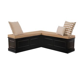 Linon Tobin 5 pc Nook, Cushions & Pillows Set