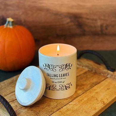 Sonoma Goods For Life® Falling Leaves 10-oz. Hand Poured Wax Jar Candle
