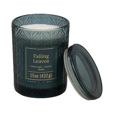Sonoma Goods For Life® Falling Leaves 15-oz. Glass Jar Candle