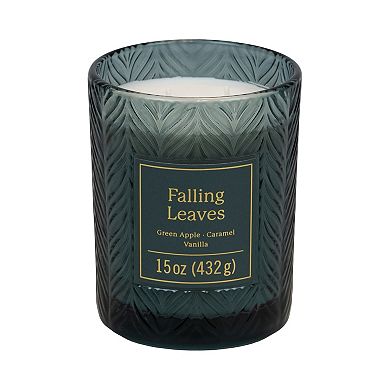 Sonoma Goods For Life® Falling Leaves 15-oz. Glass Jar Candle