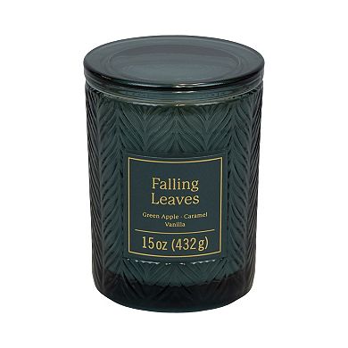 Sonoma Goods For Life® Falling Leaves 15-oz. Glass Jar Candle