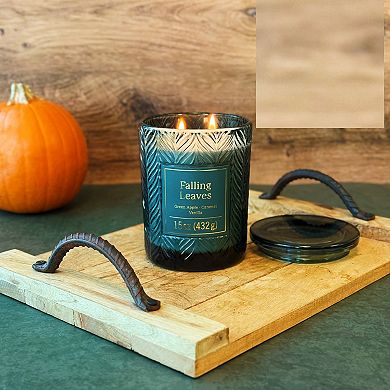 Sonoma Goods For Life® Falling Leaves 15-oz. Glass Jar Candle