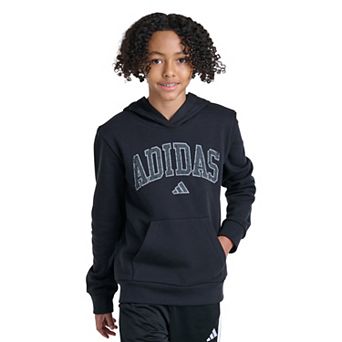 Boys 8-20 adidas Long Sleeve Collegiate Arch Logo Hoodie