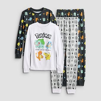 Boys 4-10 Pokémon Snug Fit 4 pc Pajama Tops & Pajama Bottoms Set