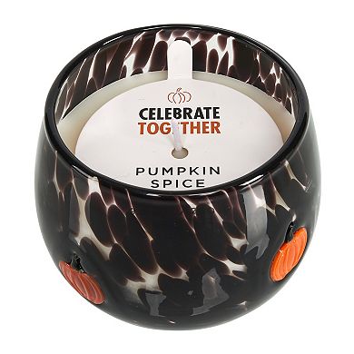 Celebrate Together™ Halloween Pumpkin Spice Confetti Art Glass Candle
