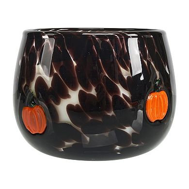 Celebrate Together™ Halloween Pumpkin Spice Confetti Art Glass Candle