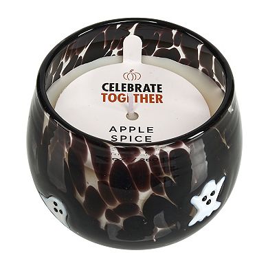 Celebrate Together™ Halloween Pumpkin Spice Confetti Decorative Glass Candle