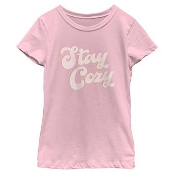 Girls' Stay Cozy Short Sleeve Crew Tee
