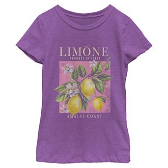 Girls' Limone Product Of Italy Short Sleeve Graphic Tee