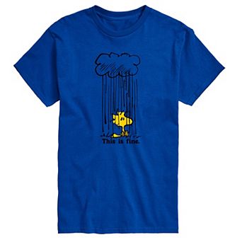 Men's Peanuts Woodstock This Is Fine Graphic Tee
