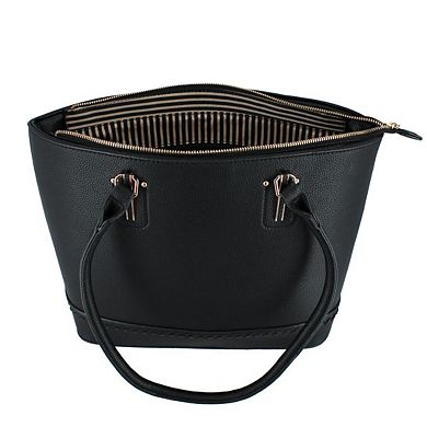 Alyssa Women's Synthetic Leather Sleek Tote Handbag