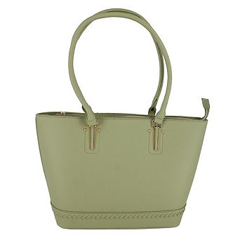 Alyssa Women's Synthetic Leather Sleek Tote Handbag