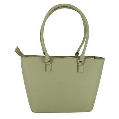 Alyssa Women's Synthetic Leather Sleek Tote Handbag