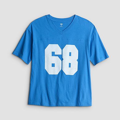 Juniors' SO Varsity Boyfriend V-Neck T-Shirt
