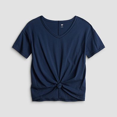 Juniors' SO Boyfriend V-Neck T-Shirt