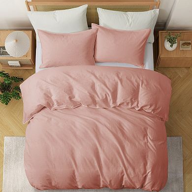 Peace Nest Linen Blend Duvet Cover Set