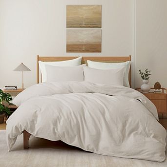 Peace Nest Linen Blend Duvet Cover Set