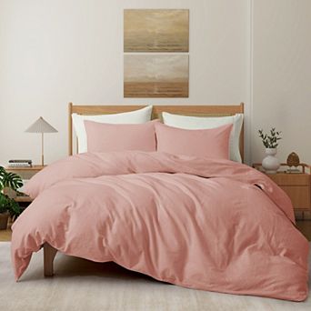 Peace Nest Linen Blend Duvet Cover Set