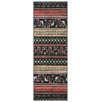 Modern Boho Area Rug Machine Washable Non Slip Non shedding Low Pile Stain Resistant for Kid's Room