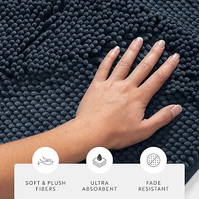 Plush Chenille Bath Mat