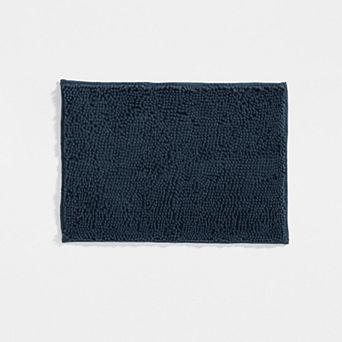 Urban Loft's Plush Bath Mat, Soft and Absorbent Chenille with Skid-Resistant Rubber Backing