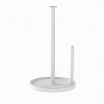 Stainless Steel One-Handed Paper Towel Holder with Weighted Base