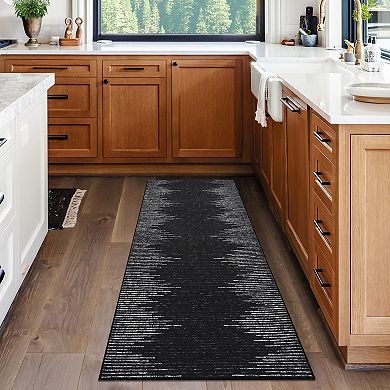 Modern Area Rug Machine Washable Non Slip Non Shedding Stain Resistant Foldable carpet for Hallway