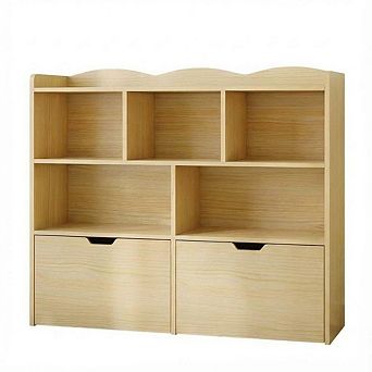 Toy Storage Organizer with Movable Drawers and Hidden Wheels