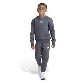 Boys 4-7 adidas 2 pc Essential Fleece Hooded Pullover & Jogger Pants Set