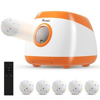 PawHut Automatic Dog Ball Launcher, Dog Ball Thrower, 26-80 FT Distance