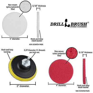 Yellow Toilet Cleaning Kit With Useful Cleaning Paste - Shower Scrubber - Tile & Grout Cleaner