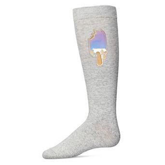 Girls' Iridescent Popsicle Knee-high Socks