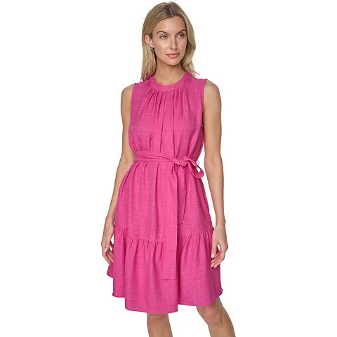 Женские платья Harper Women's Harper Rose Tie Waist Melange Washer Dress