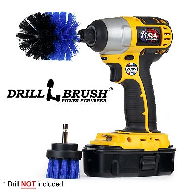 Pool Spin Brush Maintenance Set - Slide - Pond Liner - Hot Tub - Spa - Diving Board - Deck Brush