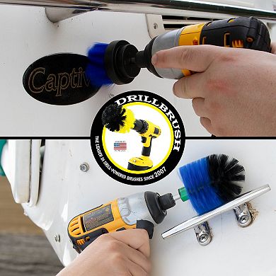 Pool Spin Brush Maintenance Set - Slide - Pond Liner - Hot Tub - Spa - Diving Board - Deck Brush