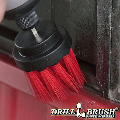 Stiff Bristle Deck Brush - Scrub Brush - Garden Statues - Spin Brush - Granite Headstone Brush