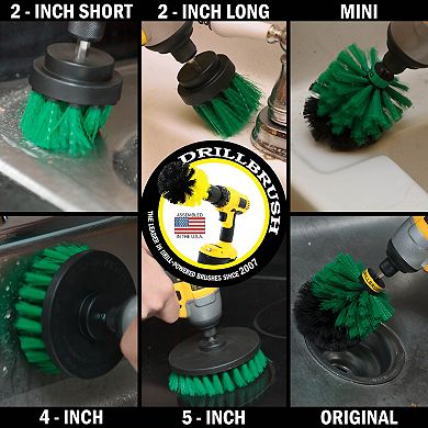 Ultimate Kitchen Brush Attachment Kit - Crock Pot - Cast Iron - Countertops - Cooktop - Oven - Sink