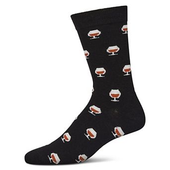 Men's Whiskey Cashmere Crew Socks