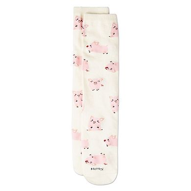 Women's Miss You Pig Time Crew Socks