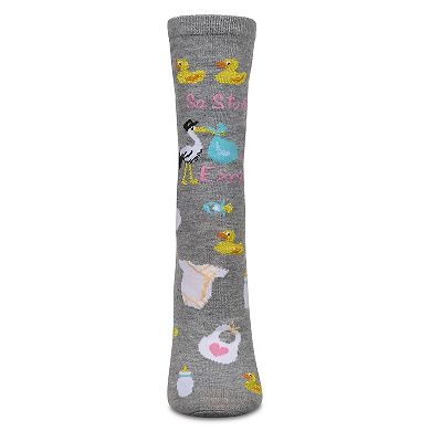 So Storked & Excited Greeting Card Crew Socks