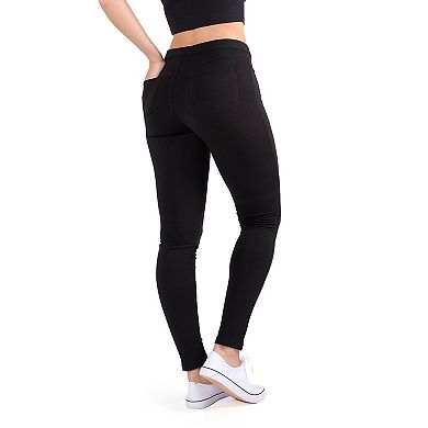 French Terry Cotton Blend Yoga Pants
