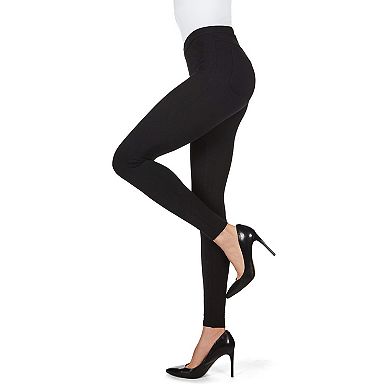 French Terry Cotton Blend Yoga Pants