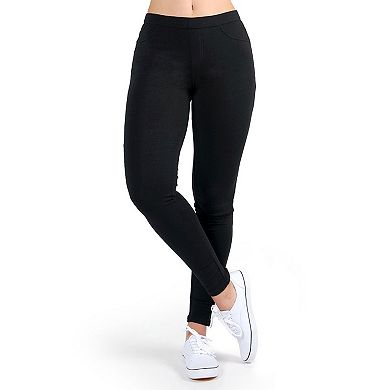 French Terry Cotton Blend Yoga Pants